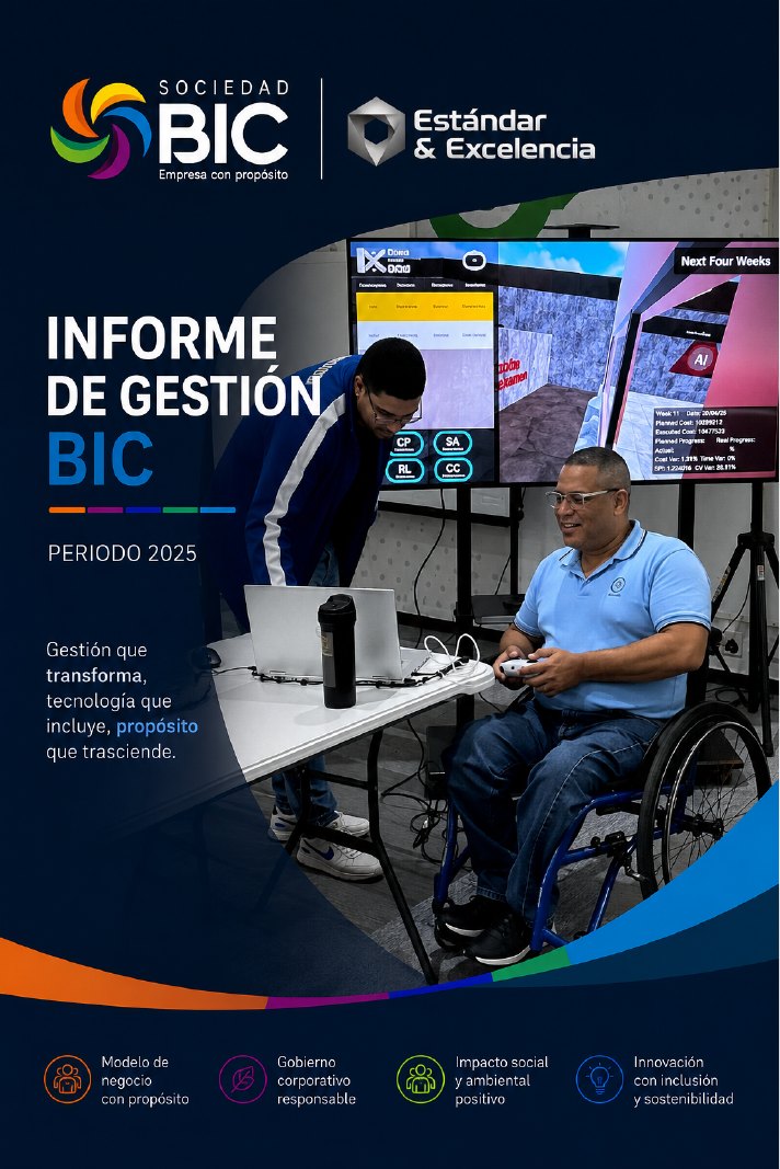 Portada del Informe de Gestión BIC 2025 — Estándar & Excelencia S.A.S. BIC